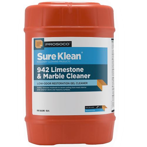 942 Limestone & Marble Cleaner - 5 Gallon Prosoco