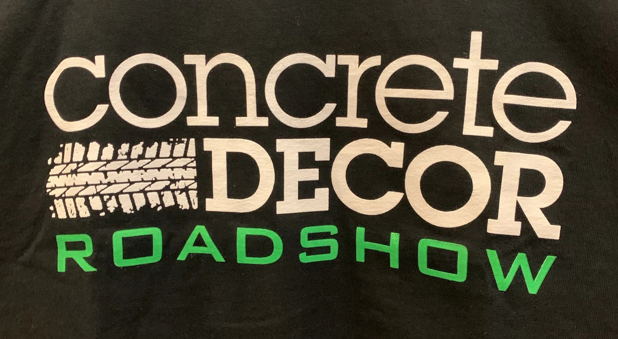 Show T-Shirt Concrete Decor Store Roadshow Small