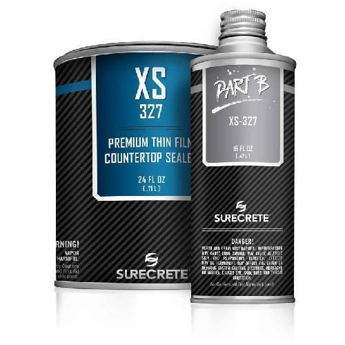 Concrete Countertop Sealer Food Safe Water Based  SureCrete’s XS-327 is a specially formulated two component, moisture-cure, high solids hybrid water-based polyurethane coating designed for application over completed concrete surfaces. 
