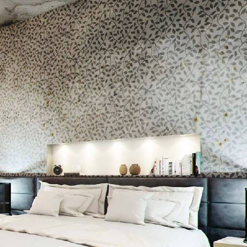 Vine Leaf Pattern - Adhesive Backed Stencil supplies FloorMaps Inc.