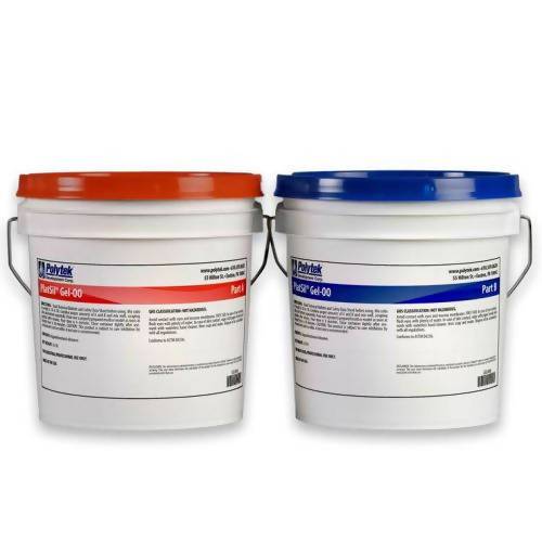 PlatSil Gel-00 Silicone Rubber Polytek Development Corp 16-lb kit