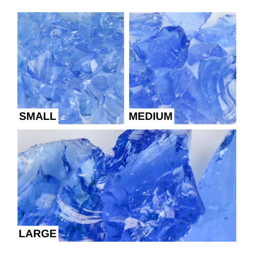 Crystal Blue Landscape Glass American Specialty Glass