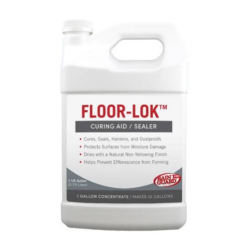 Floor-Lok Curing Aid Penetrating Sealer - Concentrate Rainguard Pro 1 Gallon (Makes 10 Gallons)
