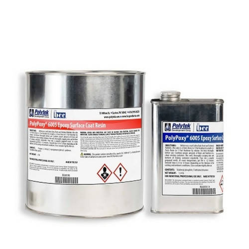 PolyPoxy® 6005 Surface Coat Epoxy Polytek Development Corp 9.34-lb kit