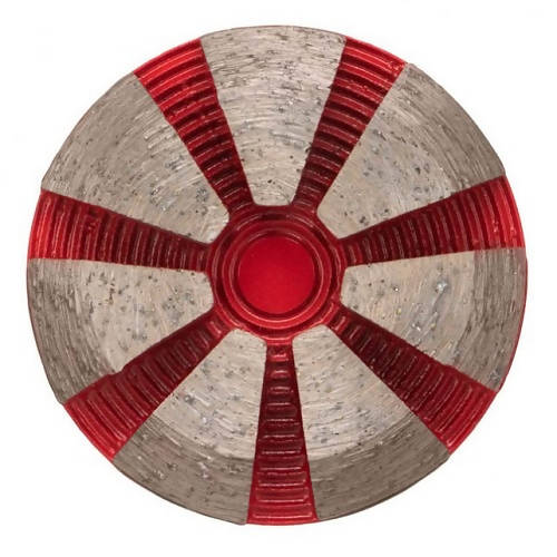 TC Diamond Tooling - 2.5” Beveled Pucks Syntec Diamond Tools Medium Bond (Red) 16 to 20 Grit