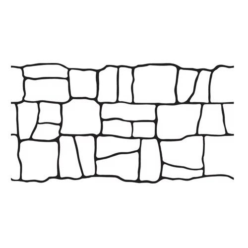Large Keystone - Concrete Stencil Roll Decorative Concrete Impressions