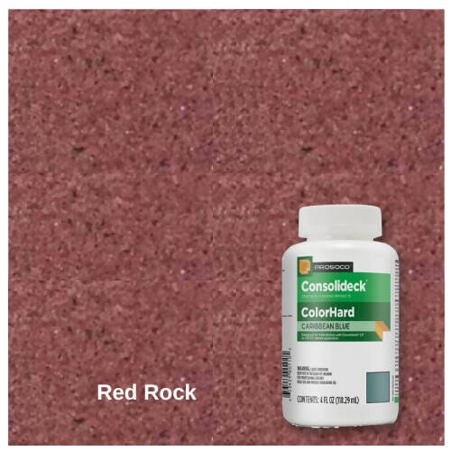 ColorHard - One-Step Color & Hardener for Concrete Floors - 4 oz Prosoco Red Rock