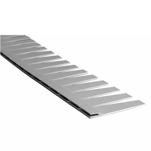 Z Poolform - Bendable Receiver Track Concrete Countertop Solutions Gray