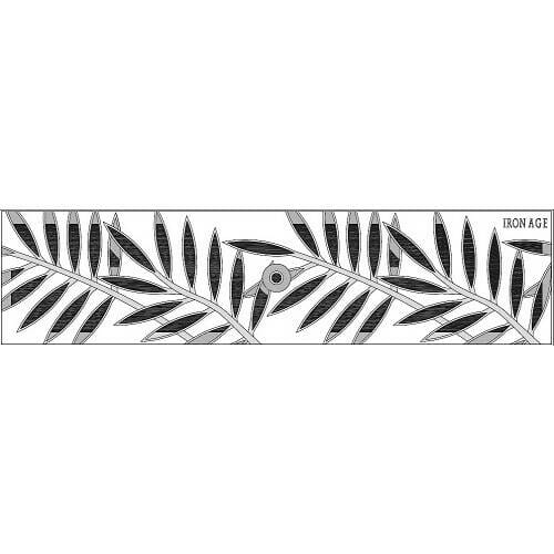 5" x 20" Locust Trench Grate Iron Age Designs