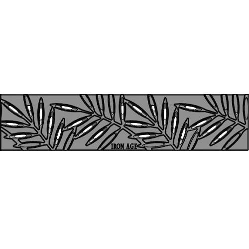 4" x 18" Trench Grate (Heel Proof) Iron Age Designs