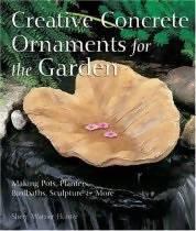 Creative Concrete Ornaments for the Garden by Sherri Hunter Media Concrete Decor RoadShow