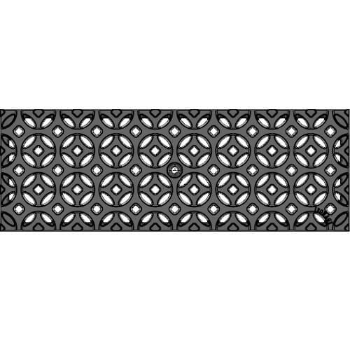 7" x 20" Interlaken Trench Grate Iron Age Designs
