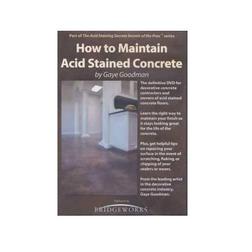 How to Maintain Acid Stained Concrete Media Concrete Decor RoadShow