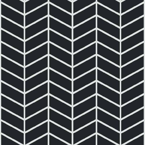 Cheveron Brick Pattern - Adhesive-Baked Stencil supplies FloorMaps Inc. Negative