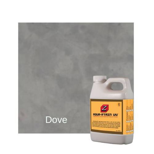 Z Aqua-Stain UV Concrete Countertop Solutions Dove 1 Quart