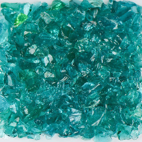 Teal Terrazzo Glass American Specialty Glass 1 Pound #1