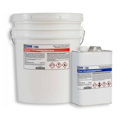 PolyPoxy 5105 Laminating Epoxy Polytek Development Corp 48-lb kit