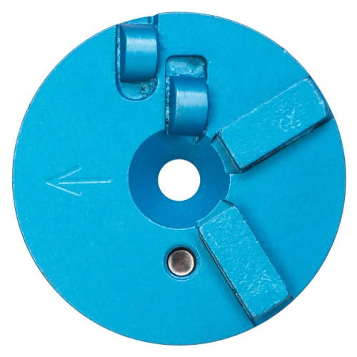 PCD Half Round Pucks with 2 #18 Grit Segments Syntec Diamond Tools