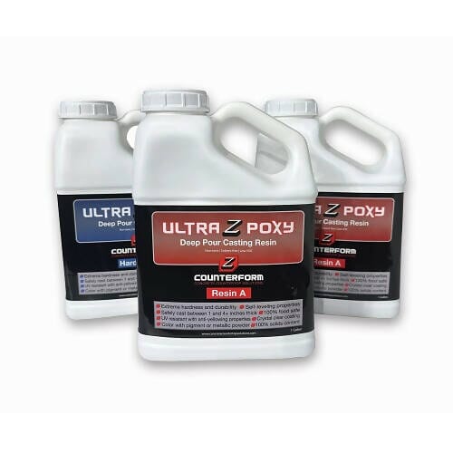Ultra Z Poxy: Deep Pour Casting Resin Concrete Countertop Solutions