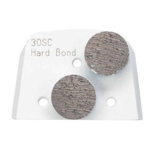 Slim Fit Diamond Tooling - Double Round Segments Syntec Diamond Tools Extremely Hard Bond (White) 30 to 40 Grit