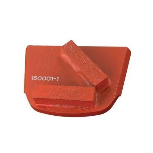 X-Series - Quick Change - Trapezoid Pad with Two Rectangular Segment Tooling for Concrete Concrete Polishing HQ