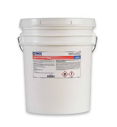 Poly PVA Solution Polytek Development Corp 35-lb Unit Clear