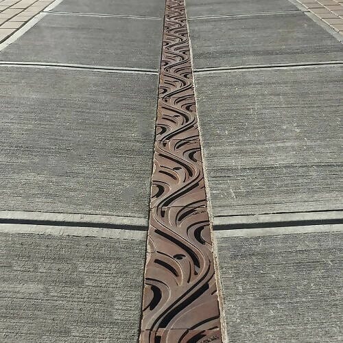 5" x 12" Minnione Trench Grate Iron Age Designs