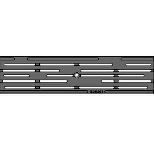 5" x 20" Rain Trench Grate (Heel Proof) Iron Age Designs
