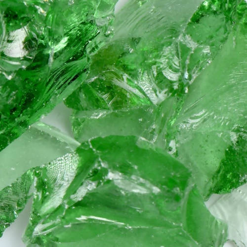 Crystal Green Landscape Glass American Specialty Glass 1 Pound Medium
