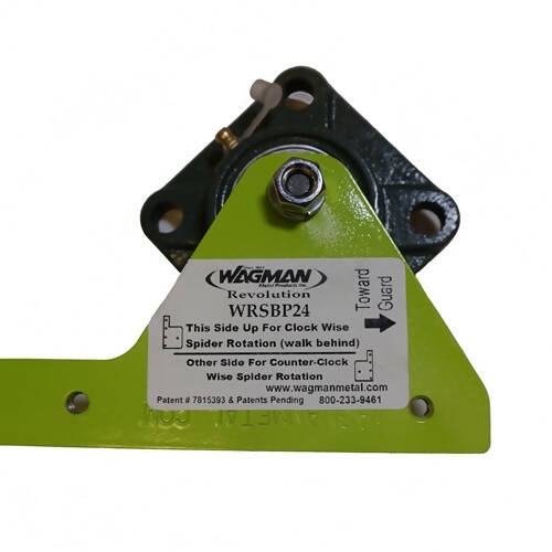 Plate Bearing Mount for WB Style 24" Rotors Wagman Metal Products Inc