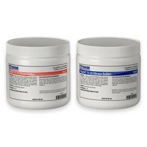PlatSil® 73-20 Silicone Rubber Polytek Development Corp 2-lb Kit