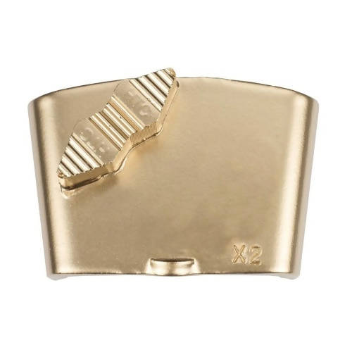 HTC EZ X Series Diamond Tooling for Extremely Hard Concrete - 3 Pack BDC Equipment & Rental X2 Gold - 25 grit Single Segment