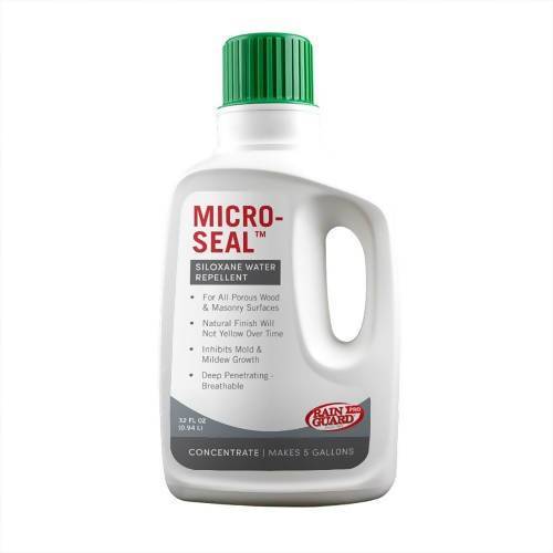 Micro-Seal Silane/Siloxane Water Repellent - Concentrate Rainguard Pro 32 oz (Makes 5 Gallons) Single-Pack