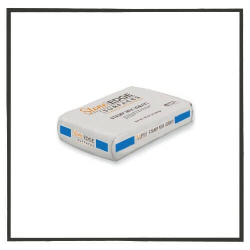 Stamp Mix - 50 lb bag Stone Edge Surfaces Single Bag White