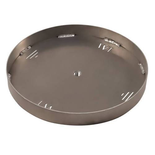 Circular Aluminum Pan for Fire Pit Burners Warming Trends