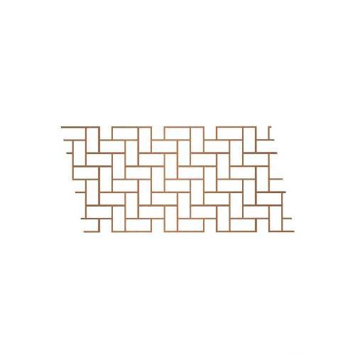 Paper Stencil for Concrete - Herringbone - 33-inch X 365 Foot Supplies Bon Tool Herringbone