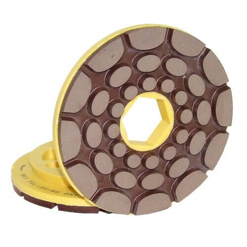 Twincur GEM - Polishing Wheel for Straight and Beveled Edge of All Stones Alpha Professional Tools 5" 200-Grit