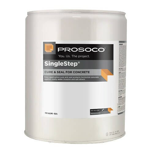 SingleStep - Cure & Seal for Concrete - 5 Gallon Prosoco