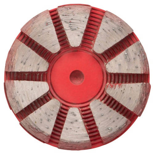 Metal Bond Pucks - 3" Beveled Segment - Medium Bond - 10 Segment Syntec Diamond Tools