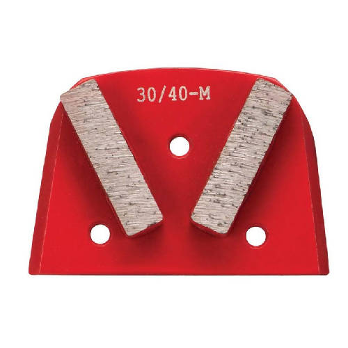 Slim Fit Diamond Tooling - Double Bar Segments Syntec Diamond Tools Medium Bond (Red) 16 to 20 Grit