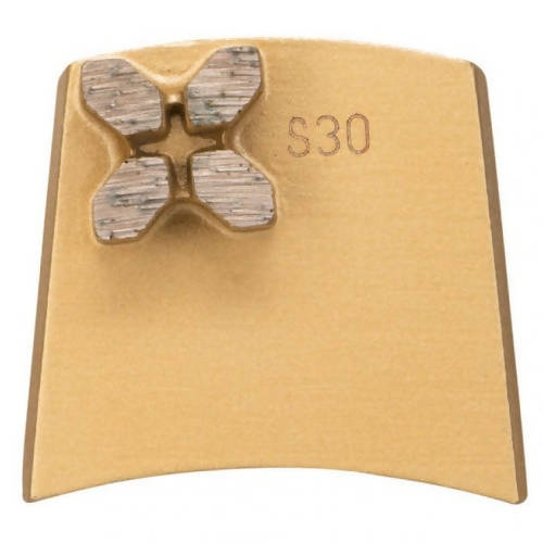 Fast Change - Single X Segments Syntec Diamond Tools Extremely Soft (Gold) 30 to 40 Grit