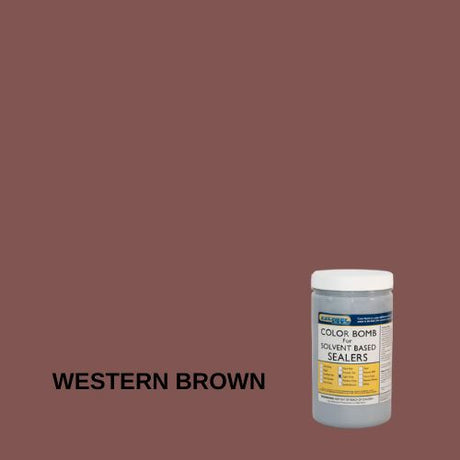 Color Bomb Color Additive for Sealer EZChem Inc Western Brown 