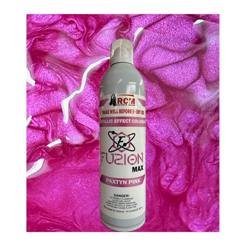 RCM Fuzion Spray Mica-Infused Metallic Spray Resin Color Management Fuzion Mica Spray Paxtyn Pink 8 oz