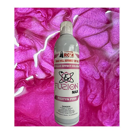 RCM Fuzion Spray Mica-Infused Metallic Spray Resin Color Management Fuzion Mica Spray Paxtyn Pink 8 oz