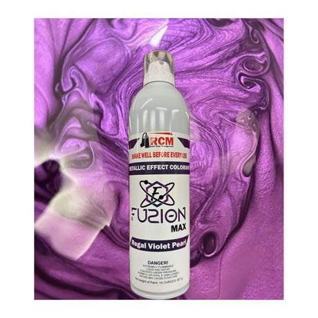 RCM Fuzion Spray Mica-Infused Metallic Spray Resin Color Management Fuzion Mica Spray Regal Violet Pearl 8 oz