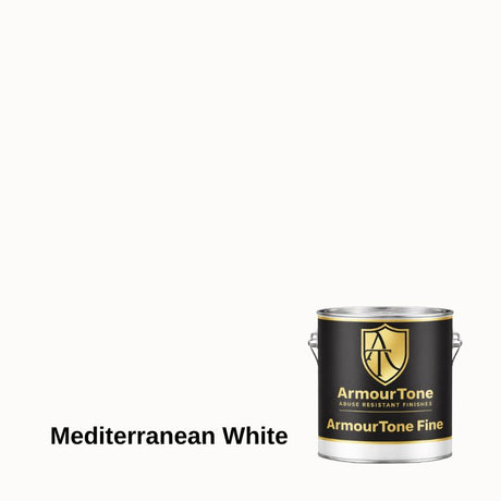 ArmourTone Fine - Colored Texture Coating ArmourTone 1 Gallon Mediterranean White 