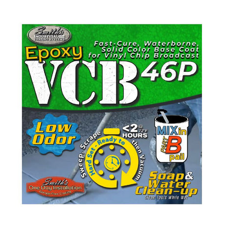 Epoxy VCB 46P - Fast-Cure Solid Color Waterborne Epoxy Base Coat for Vinyl Chip Broadcast - 1.25 gallon kit Smith Paints 