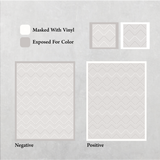 Satori Pattern - Adhesive-Backed Stencil