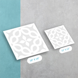 Messina Bloom Pattern - Adhesive-Backed Stencil
