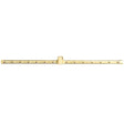 150K BTU 29.75" Linear Brass Burner for Firepits Warming Trends 